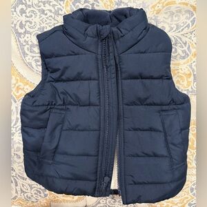 Baby GAP navy blue puffer vest